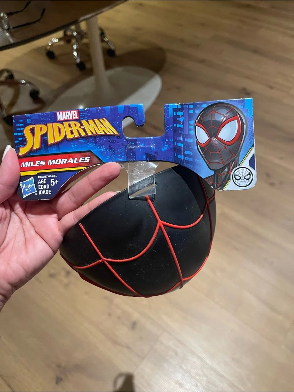 Marvel Black and Red Spider Mask - Kids Superhero Accessory